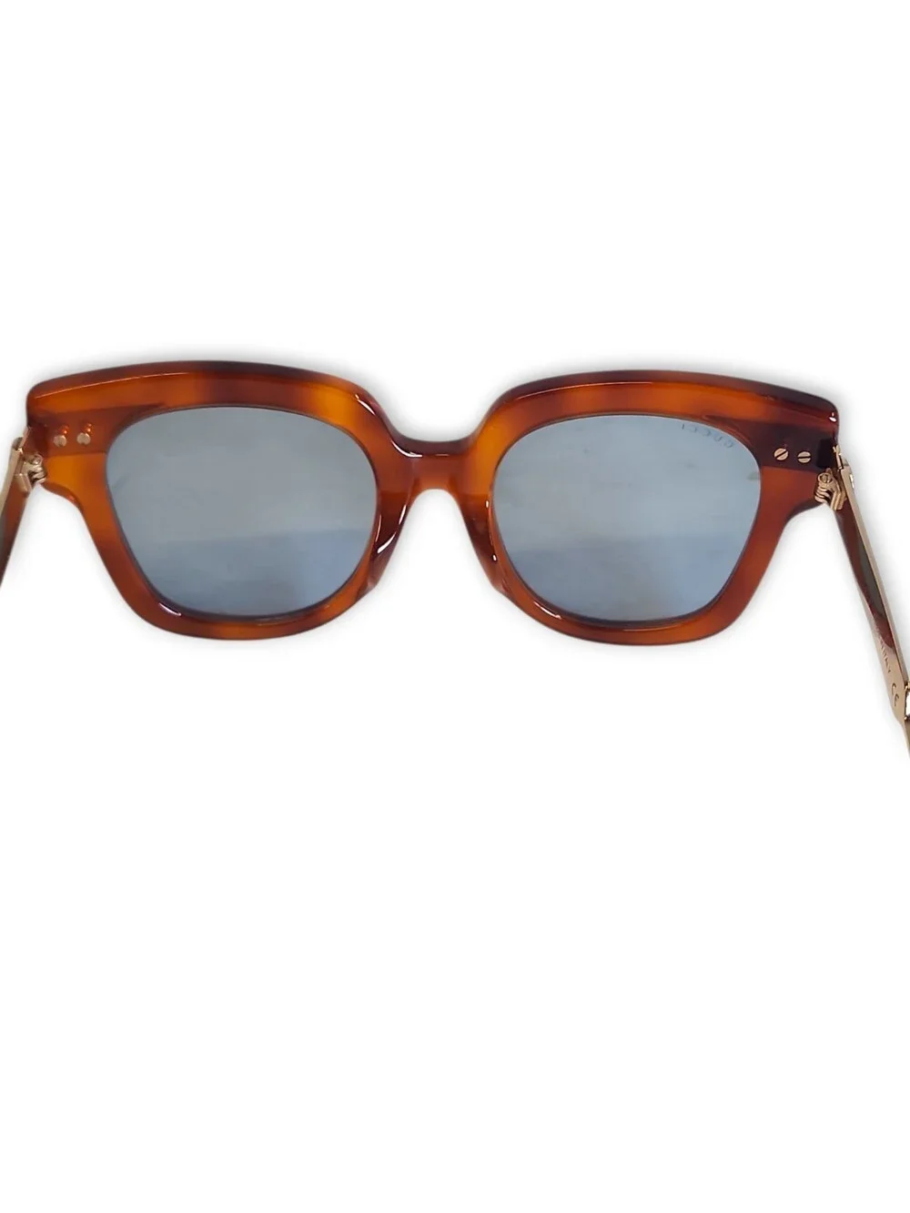Gucci GG0281S-002 Havana Square Brown Lens Women's Acetate Sunglasses